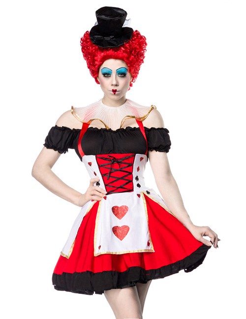 1133378 Zugeschnürt-Shop 14346-059 Sexy Herz Königin Kostüm mit Hut 1133378 Zugeschnürt-Shop 14346-059 Sexy Herz Königin Kostüm mit Hut