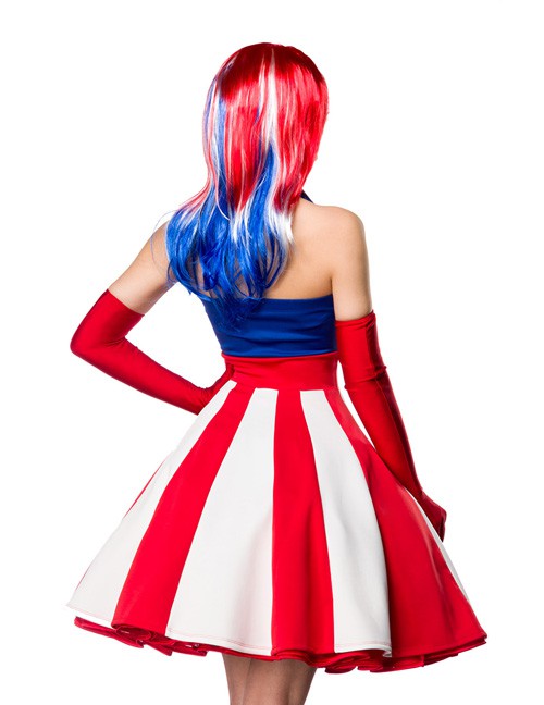 1133389 Mask Paradise 80057-163 Sexy Captain America Kostüm 1133389 Mask Paradise 80057-163 Sexy Captain America Kostüm