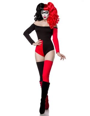1133395 Mask Paradise 80044-018 Crazy Harley Kostüm Set 1133395 Mask Paradise 80044-018 Crazy Harley Kostüm Set