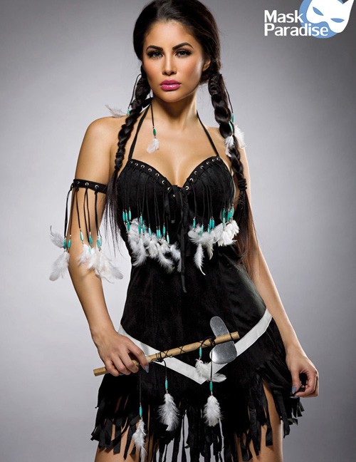 1133398 Mask Paradise 80048-010 Sexy Squaw Indianerin Kostüm