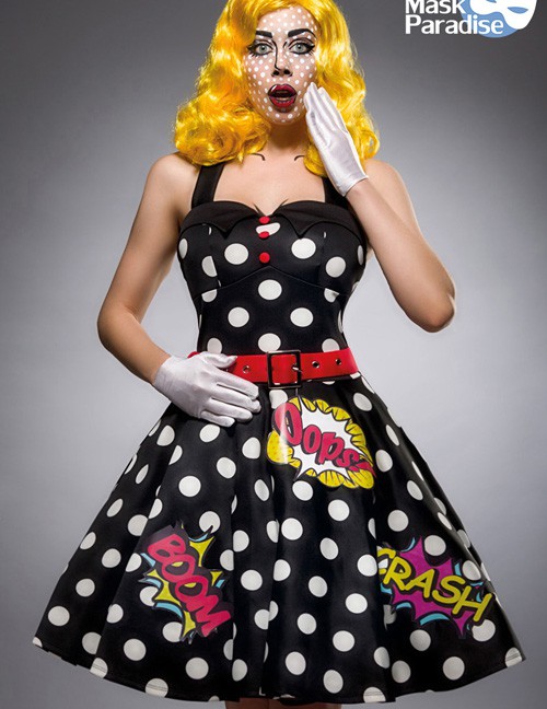 Mask Paradise - Sexy Pop-Art Kostüm Mask Paradise - Sexy Pop-Art Kostüm – Produktbild 4