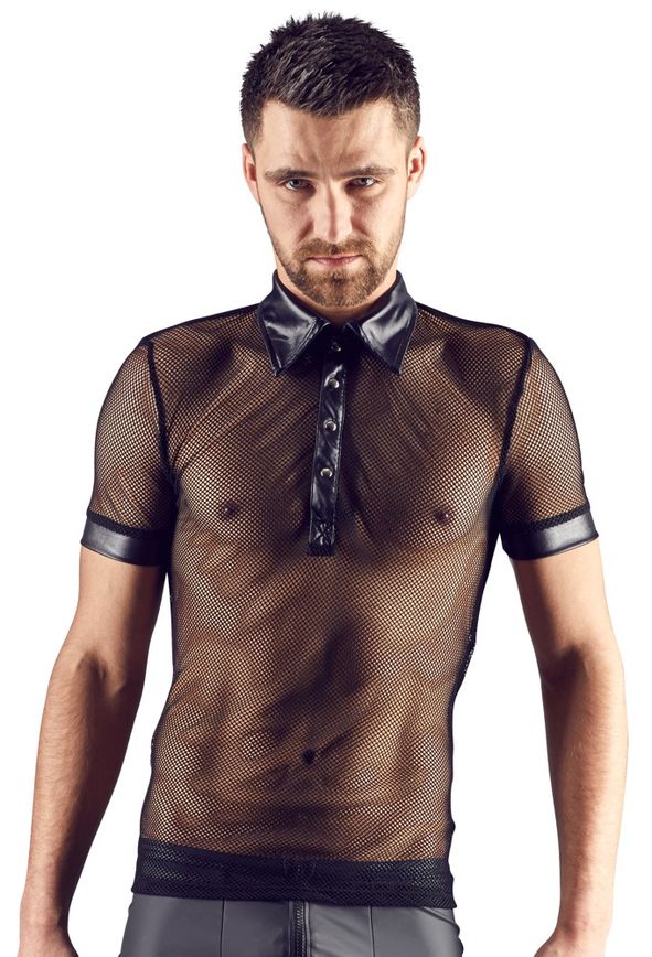 Svenjoyment - Netz-Shirt in schwarz Svenjoyment - Netz-Shirt in schwarz