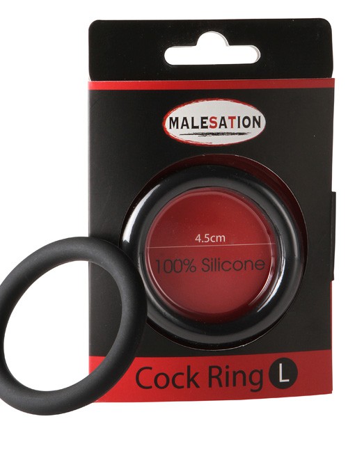 1133973 Malesation 670000031501 Silicone Cock-Ring schwarz L (Ø 4,5 cm) 1133973 Malesation 670000031501 Silicone Cock-Ring schwarz L (Ø 4,5 cm)