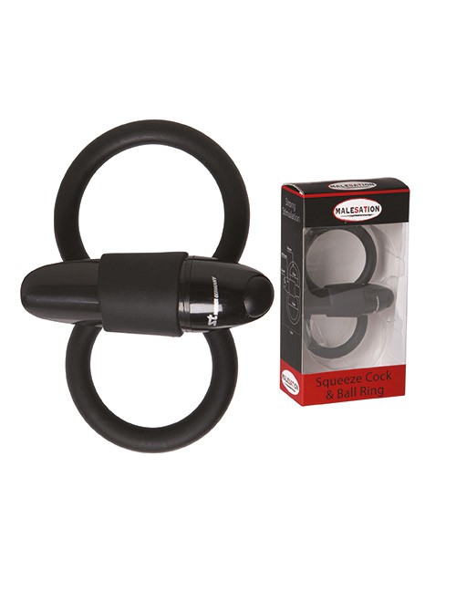 Malesation - Squeeze Cock & Ball Ring (mit Vibration) Malesation - Squeeze Cock & Ball Ring (mit Vibration) – Produktbild 1