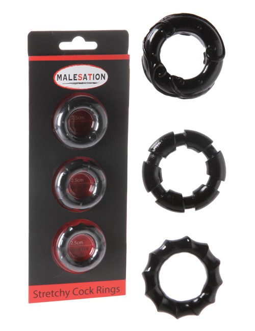 1133982 Malesation 670000031510 Stretchy Cock Rings Penisringe 1133982 Malesation 670000031510 Stretchy Cock Rings Penisringe