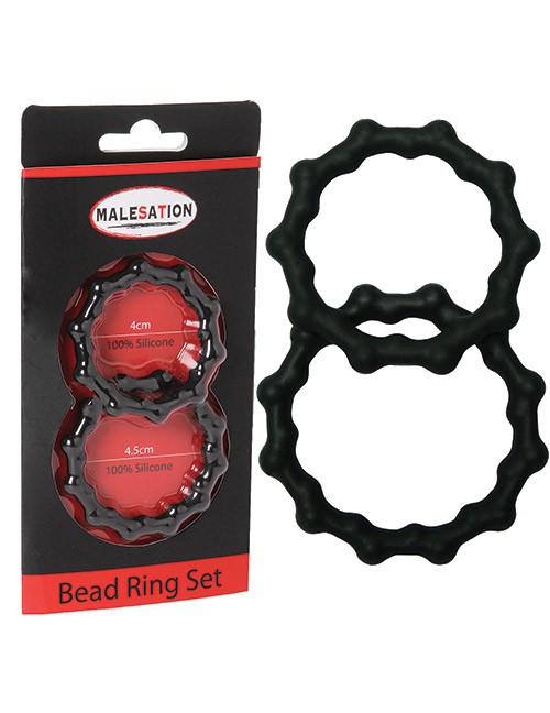 Malesation - Bead Ring Set Penisring Malesation - Bead Ring Set Penisring – Produktbild 1