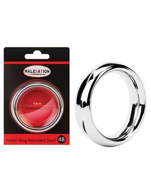 1134018 Malesation 670000031546 Metal Ring Rounded Steel 48 Cockring