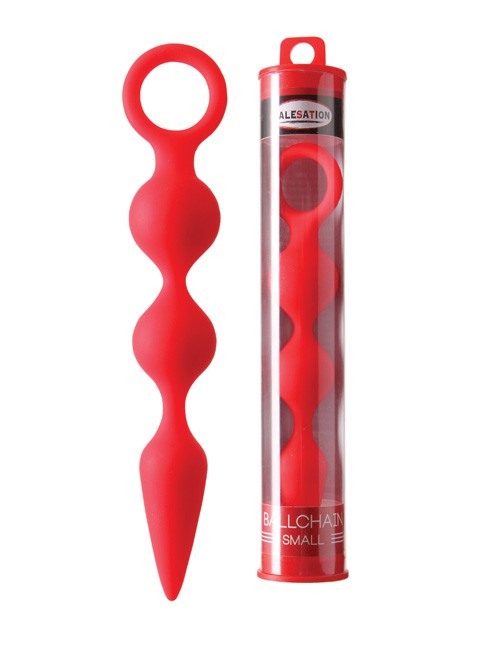 1134028 Malesation 670000031556 Ballchain small rot Analkette