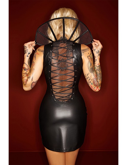 1134075 Noir Handmade Exclusive 271502310 Wetlook-Kleid mit Kragen