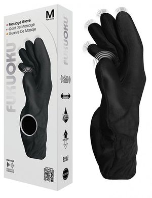 1201219 Fukuoku 670000030451 Glove Massage-Handschuh schwarz 1201219 Fukuoku 670000030451 Glove Massage-Handschuh schwarz