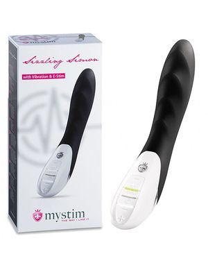 1201271 Mystim 700000257413 Sizzling Simon eStim Vibrator, sexy schwarz 1201271 Mystim 700000257413 Sizzling Simon eStim Vibrator, sexy schwarz