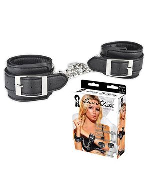 1204080 Lux Fetish 700000257023 Unisex Leatherette Cuffs - schwere Qualität