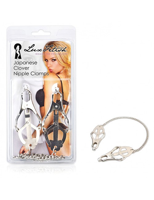1204085 Lux Fetish 700000257031 Japanese Clover Nipple Clamps 1204085 Lux Fetish 700000257031 Japanese Clover Nipple Clamps