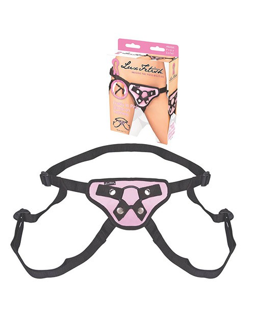 Lux Fetish - Pretty In Pink Strap-On Harness Lux Fetish - Pretty In Pink Strap-On Harness – Produktbild 1