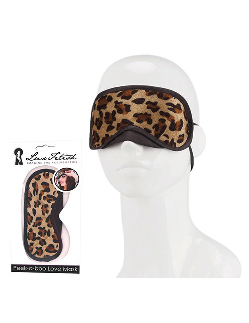 1204097 Lux Fetish 700000257054 Peek-a-boo Love Mask leo