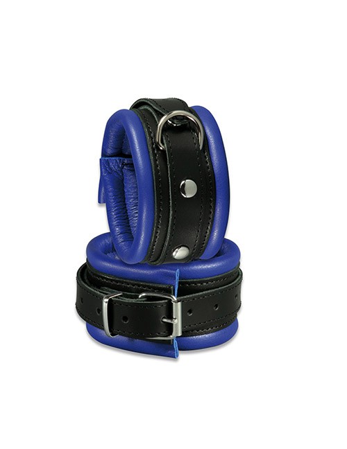 1204158 XXdreamSToys 700000256346 Leder-Fußfessel blau/schwarz