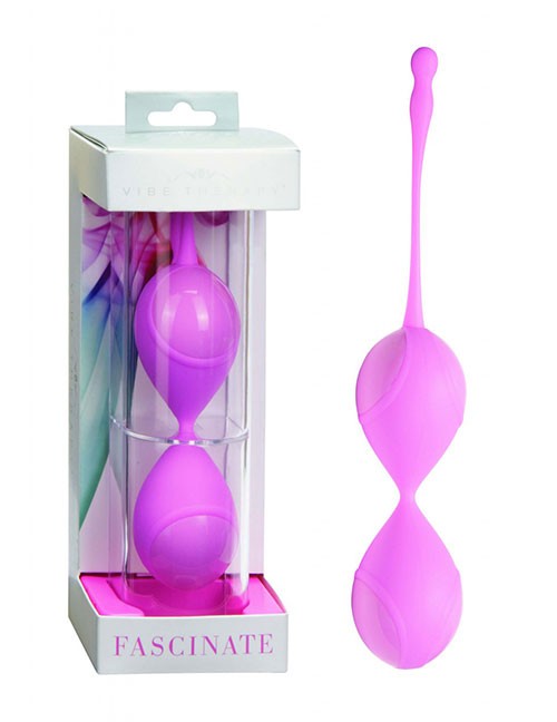 1205270 Vibe Therapy 665000030022 Fascinate Duo-Balls pink