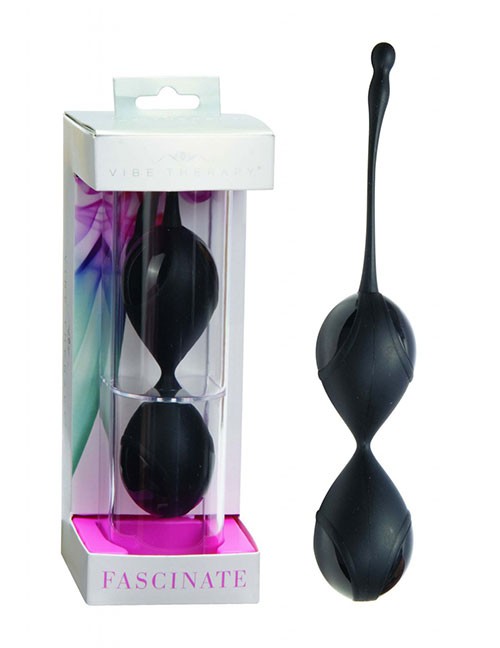 1205272 Vibe Therapy 665000030024 Fascinate Duo-Balls black 1205272 Vibe Therapy 665000030024 Fascinate Duo-Balls black
