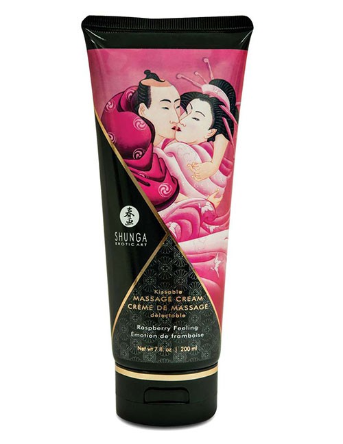 1205347 Shunga 340000091867 Massage Cream Raspberry Feeling 200ml