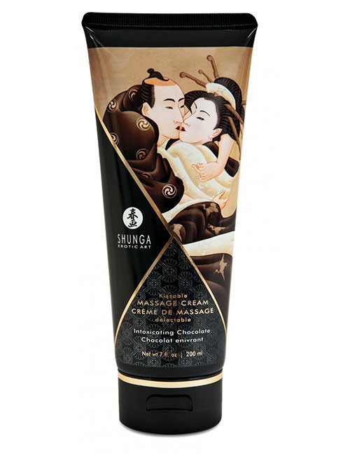 Shunga - Essbare Massagecreme "Berauschende Schokolade", 200ml Shunga - Essbare Massagecreme "Berauschende Schokolade", 200ml – Produktbild 1