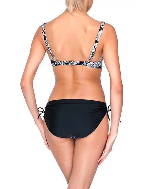 Anabel Arto - Cabrio Bikini mit Neckholder-Träger schwarz – Produktbild 2