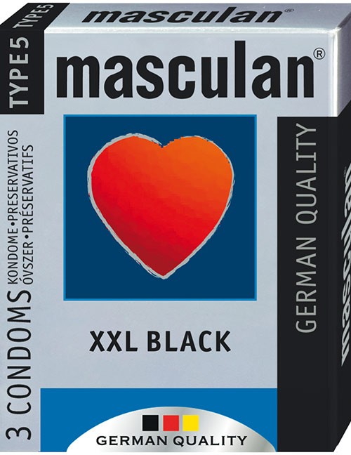 1206007 Masculan 100000017510 XXL Black 3 St.