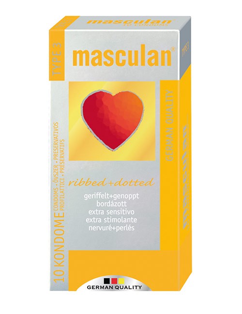 1206018 Masculan 100000017505 Ribbed & Dotted 10 St. 1206018 Masculan 100000017505 Ribbed & Dotted 10 St.