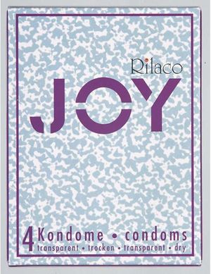 1206033 Rilaco 100000022100 Joy (trocken) 4 St.  Kondome