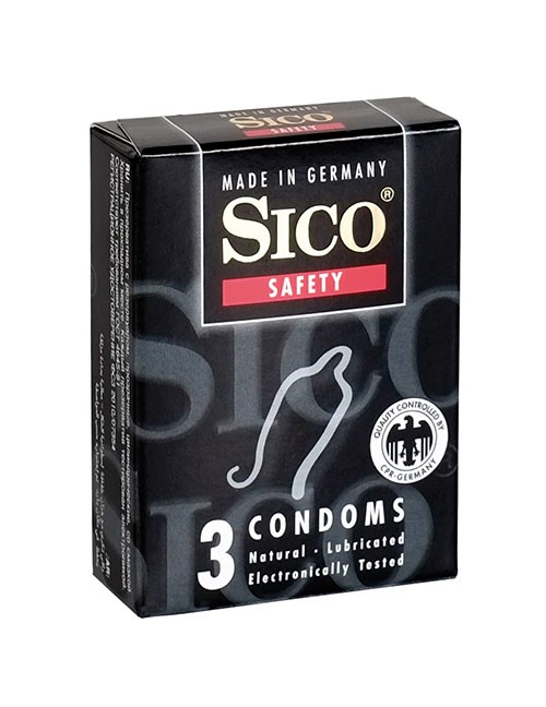 1206046 SICO 100000066050 Safety 3 St.  Kondome