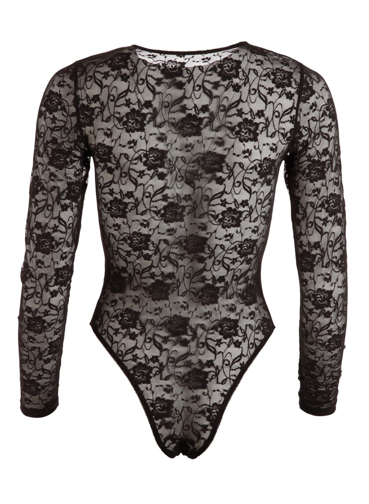 Cottelli Collection - Spitzen-Body mit Wetlook-Details Cottelli Collection - Spitzen-Body mit Wetlook-Details – Produktbild 4