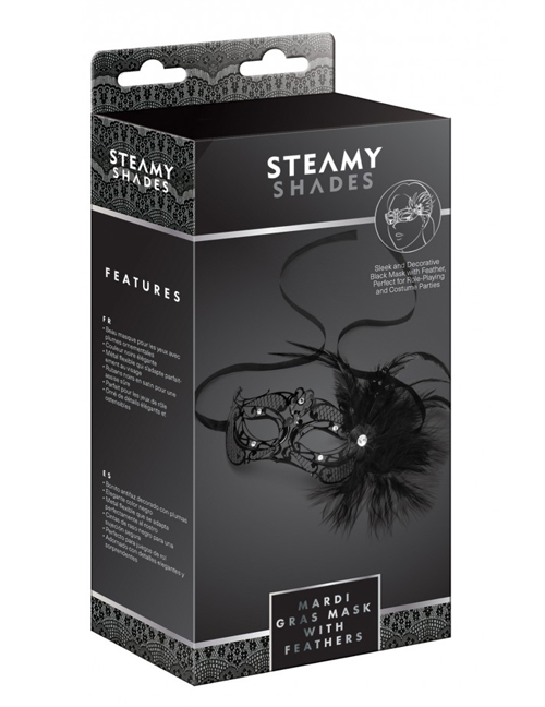 Steamy Shades - Augenmaske aus Metall "Mardi Gras" – Produktbild 2