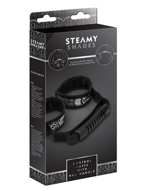 1208596 Steamy Shades 700000257907 Control Cuffs with Bag Handle