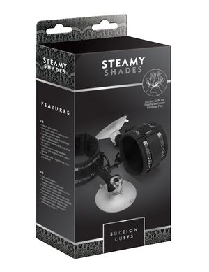1208597 Steamy Shades 700000257905 Suction Cuffs Handeffeseln mit Saugnapf