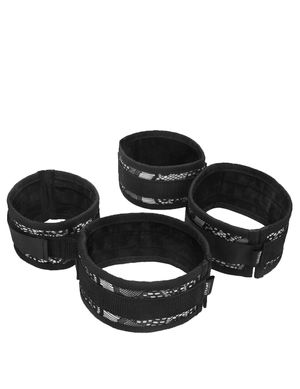 1208602 Steamy Shades 700000257906 Wrist to Ankle Cuffs Hand- Fussfesseln 1208602 Steamy Shades 700000257906 Wrist to Ankle Cuffs Hand- Fussfesseln