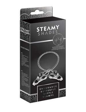 1208604 Steamy Shades 700000257916 Endurance Butterfly Nipple Clamps Brustwarzenklemmen 1208604 Steamy Shades 700000257916 Endurance Butterfly Nipple Clamps Brustwarzenklemmen
