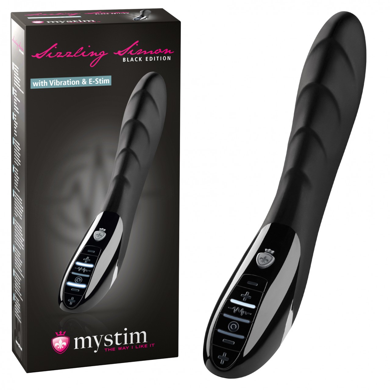 1208645 Mystim 700000257423 MYSTIM Sizzling Simon eStim Vibrator, Black Edition 1208645 Mystim 700000257423 MYSTIM Sizzling Simon eStim Vibrator, Black Edition