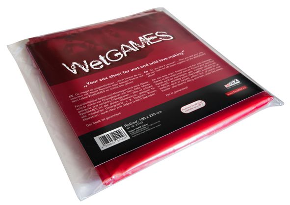 JOYDivision - JOYDIVISION SexMAX Wetgames Laken 180x220cm rot JOYDivision - JOYDIVISION SexMAX Wetgames Laken 180x220cm rot