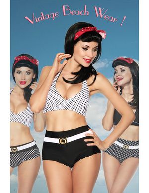 Zugeschnürt Shop - Vintage-Wendebikini Zugeschnürt Shop - Vintage-Wendebikini