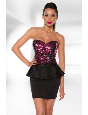 Zugeschnürt Shop - Vintage-Kleid mit Pailletten