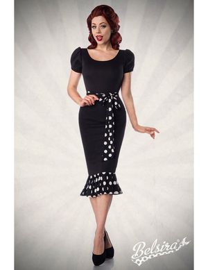 Belsira - Jersey-Kleid mit Puffärmeln