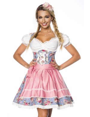 DIRNDLINE - Premium Bluse & Dirndl aus edlem Denim
