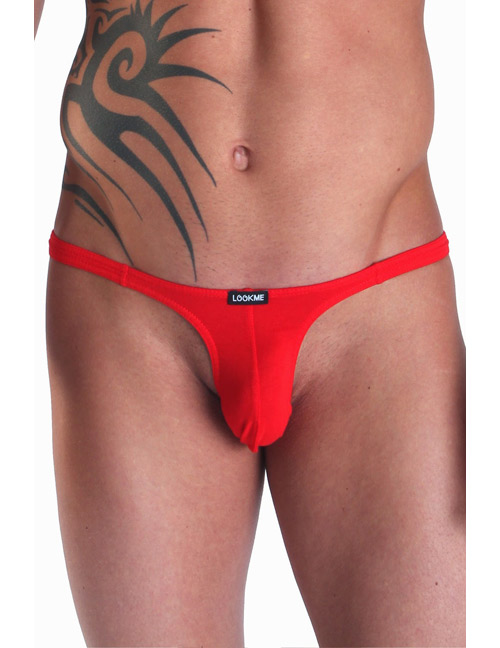 LOOK ME - Männer Ministring 99-01 LM99-01RED rot – Produktbild 3
