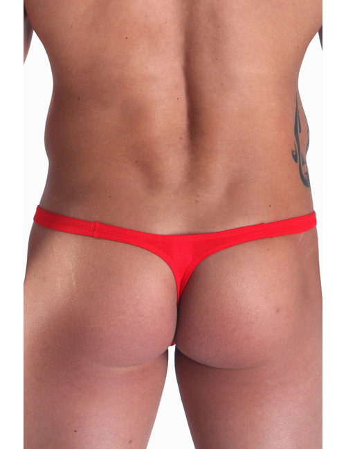 LOOK ME - Männer Ministring 99-01 LM99-01RED rot – Produktbild 4