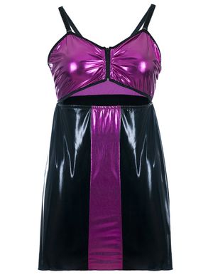 Andalea - Chemise SB/1017 AN530925M schwarz/lila