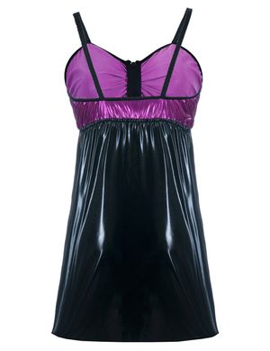 Andalea - Chemise SB/1017 AN530925M schwarz/lila