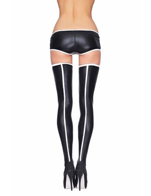 7Heaven -  Straps-Strümpfe Mitu 7H694237M schwarz/weiß