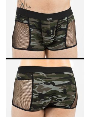 LOOK ME - Boxer Short Military 58-67 LM58-67CAM schwarz/grün LOOK ME - Boxer Short Military 58-67 LM58-67CAM schwarz/grün