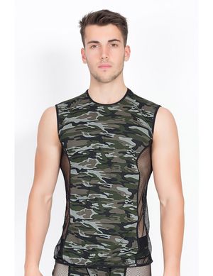 V-Shirt Military in camouflage