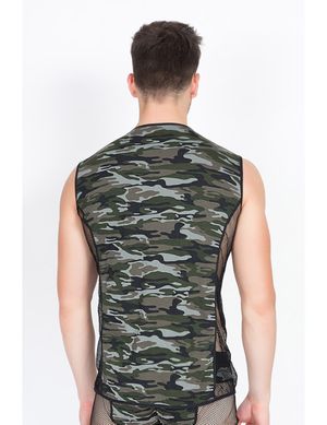 V-Shirt Military in camouflage