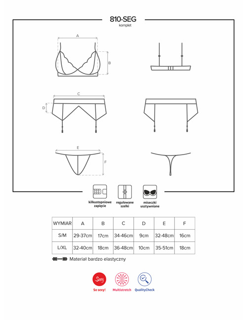 Obsessive - 3-teiliges Straps-Set - schwarz Obsessive - 3-teiliges Straps-Set - schwarz – Produktbild 5